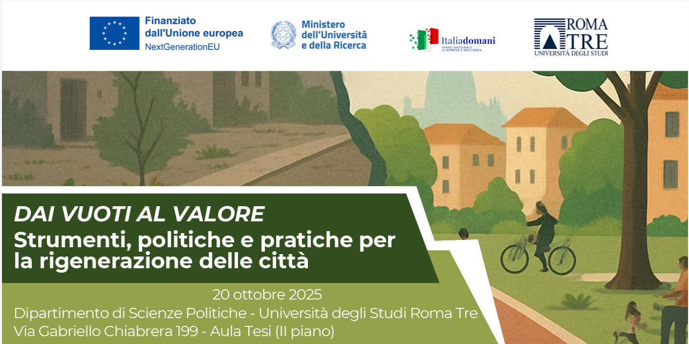 Dai vuoti al valore. Strumenti, politiche e pratiche per la rigenerazione delle città